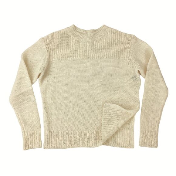 ISABEL MARANT ETOILE Women’s 38 (M) Wool Alpaca Pullover Sweater Side Vent Cream - Picture 1 of 14